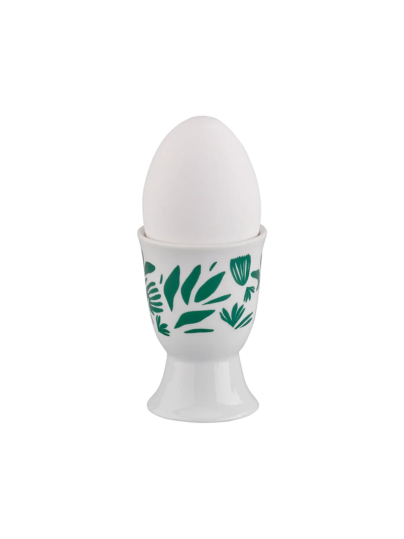 CILIO | Eierbecher AMICI  Blumen | dunkelgrün